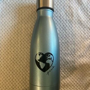Victoria Secret Stainless Steel Light Blue Water Bottle